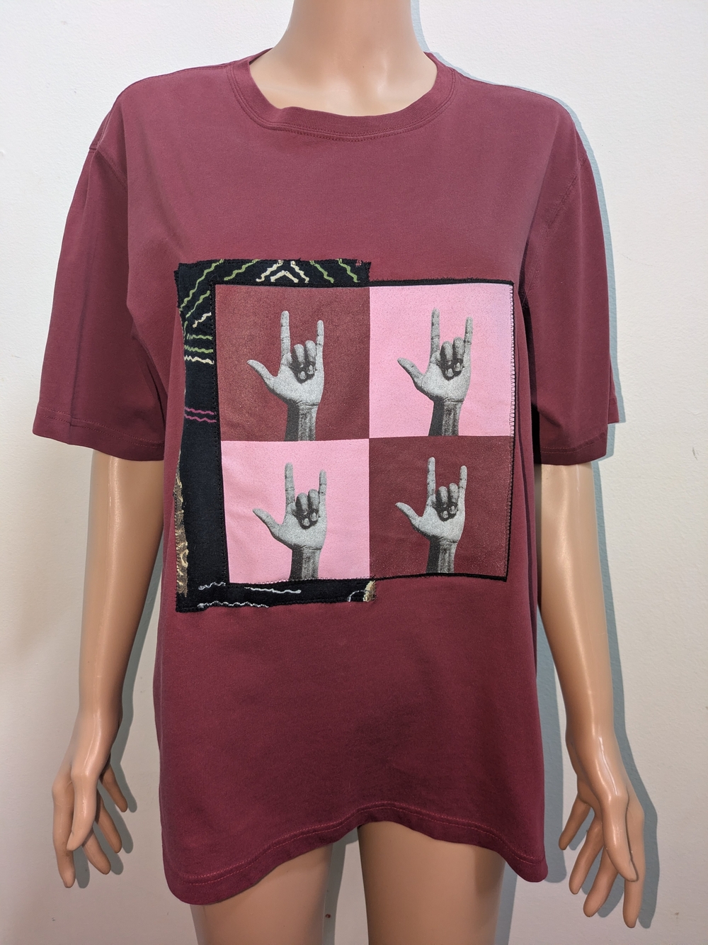 Upcycled 1of1 One Love Lands' End Graphic Tee